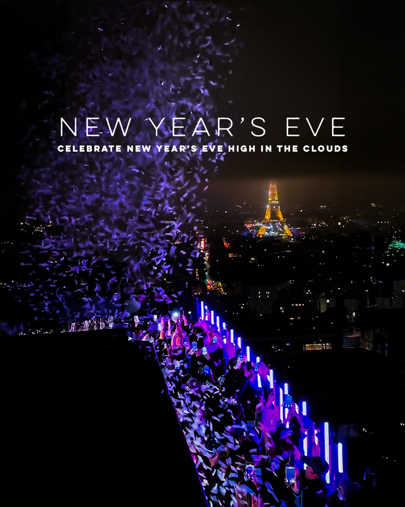 Celebrate New Years's Eve high in the clouds